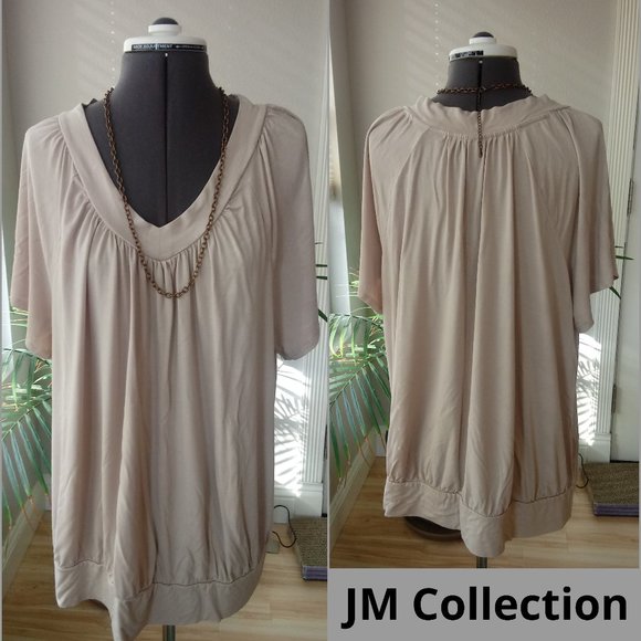 JM Collection Tops - JM Collection V Neck Tunic